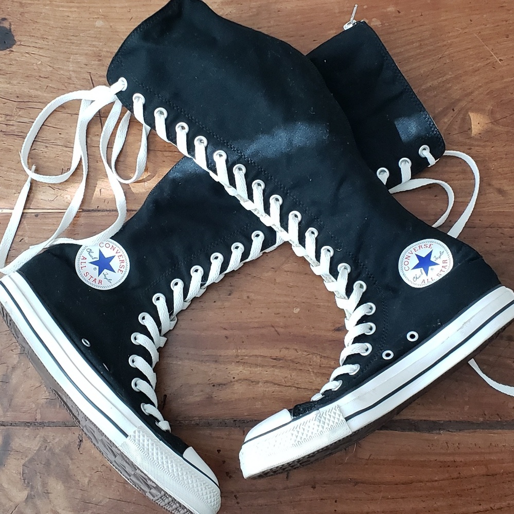 Knee high Converse